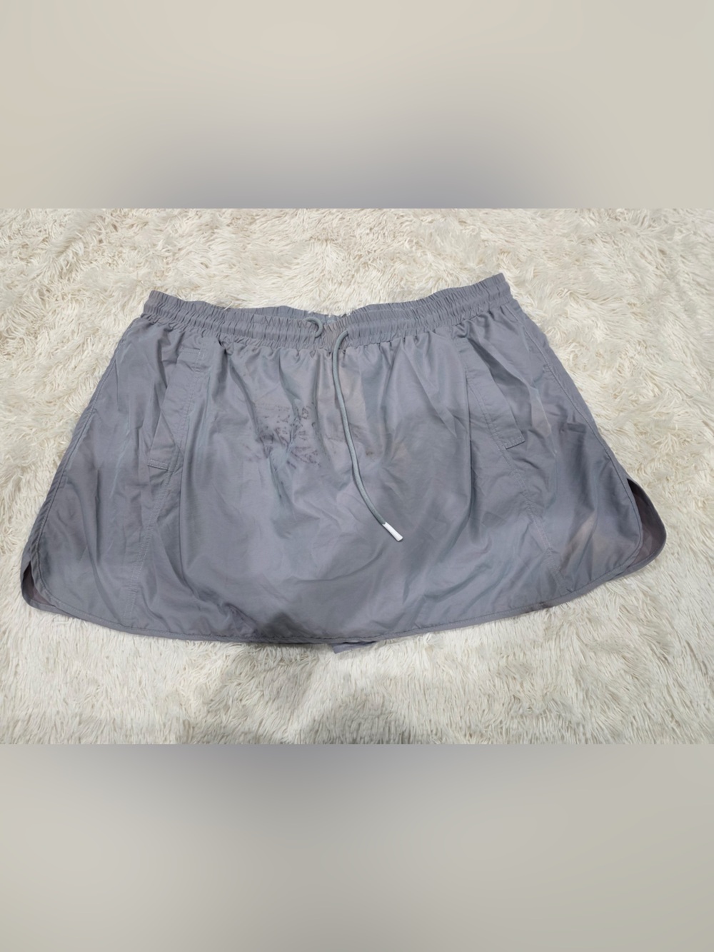 Cider Happy Hour Sporty Skort Women's Size 4XL GRAY Pull On Elastic Waist NWT